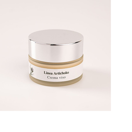 Face cream with antioxidant extracts ok artichoke extract, vitamin C, hyaluronic acid, evening primrose and pomegranate oils