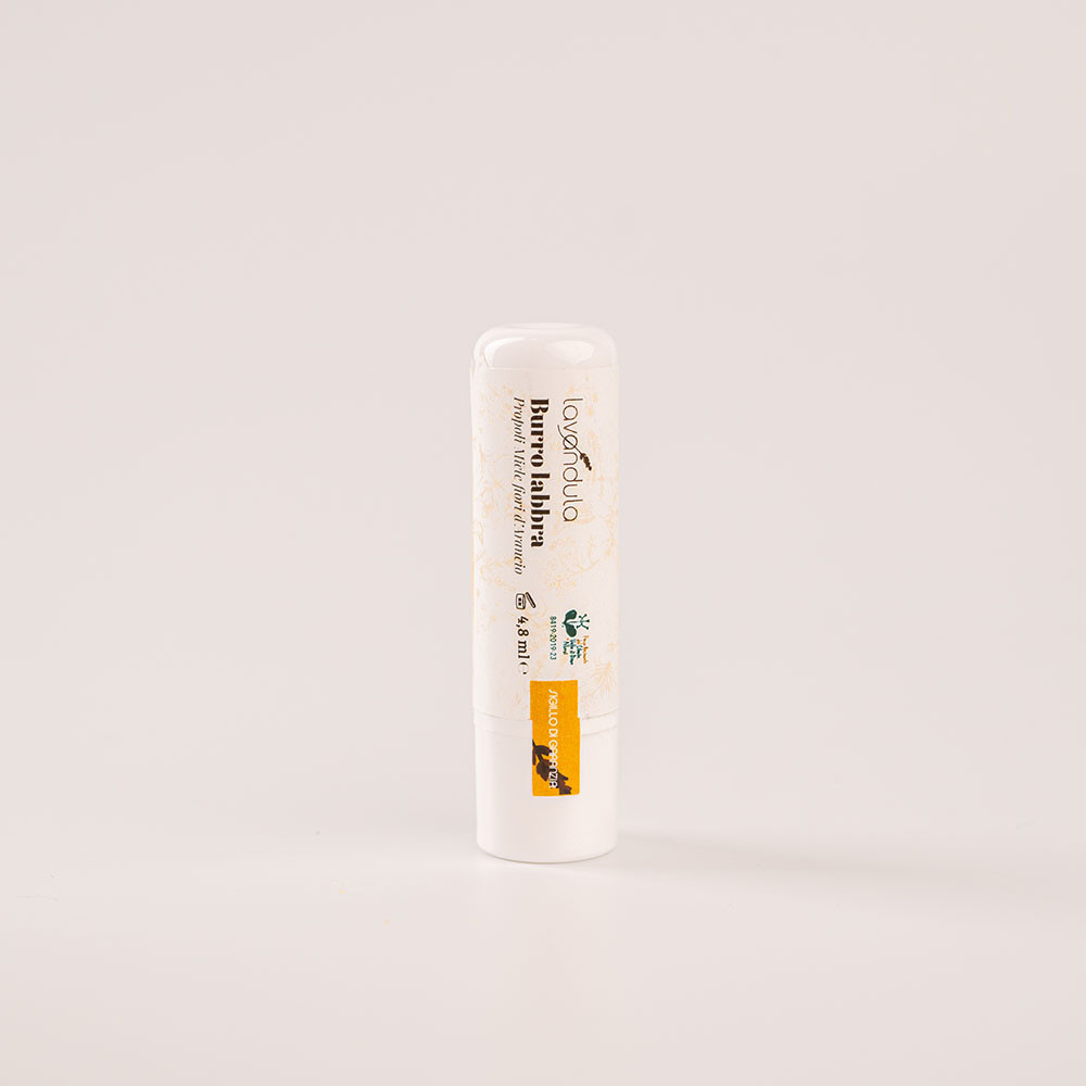 Lip balm with propolis, honey and orange blossoms