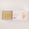 Natural soap with olive oil, helichrysum, and eucalyptus essential oil