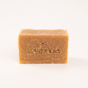 Natural soap with olive oil, wild marigold and honey, with mandarin essential oil