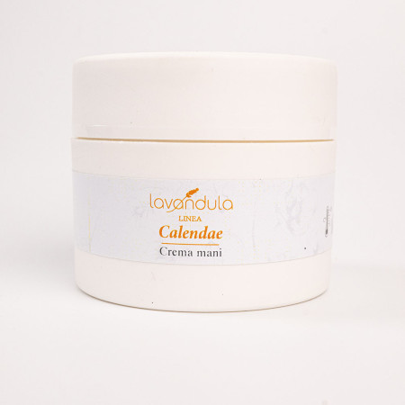 Crema mani con estratto di calendula selvatica, olio di oliva e burro di karité