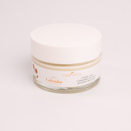 Face cream with wild Marigold and wheat protein